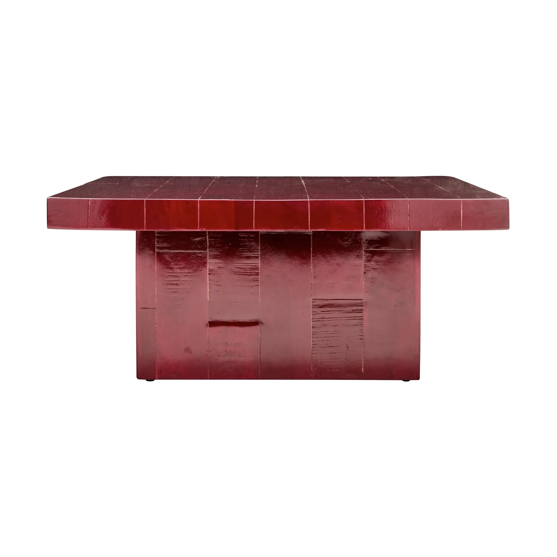Brick Couchtisch 100x100x44 cm, Rot House Doctor