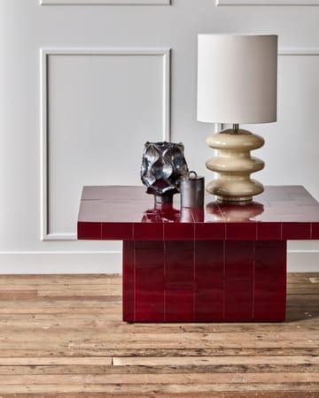 Brick Couchtisch 100x100x44 cm - Rot - House Doctor
