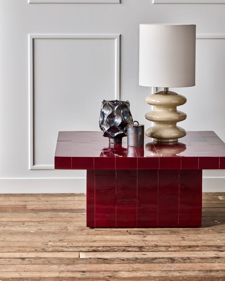 Brick Couchtisch 100x100x44 cm, Rot House Doctor