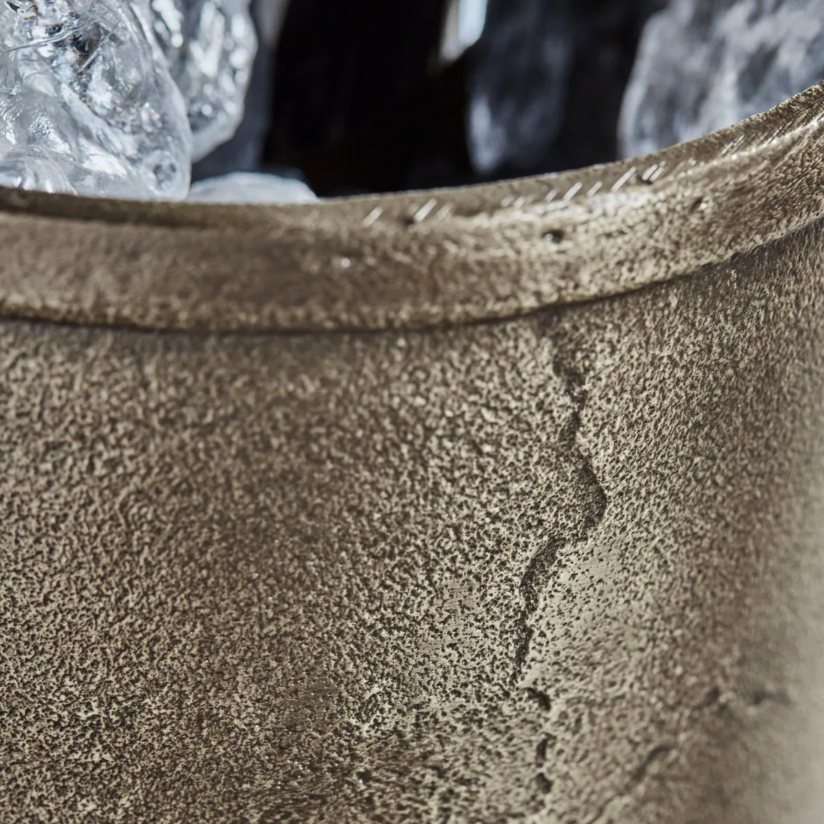 Champtub Weinkühler Ø17 cm, Antik Messing House Doctor