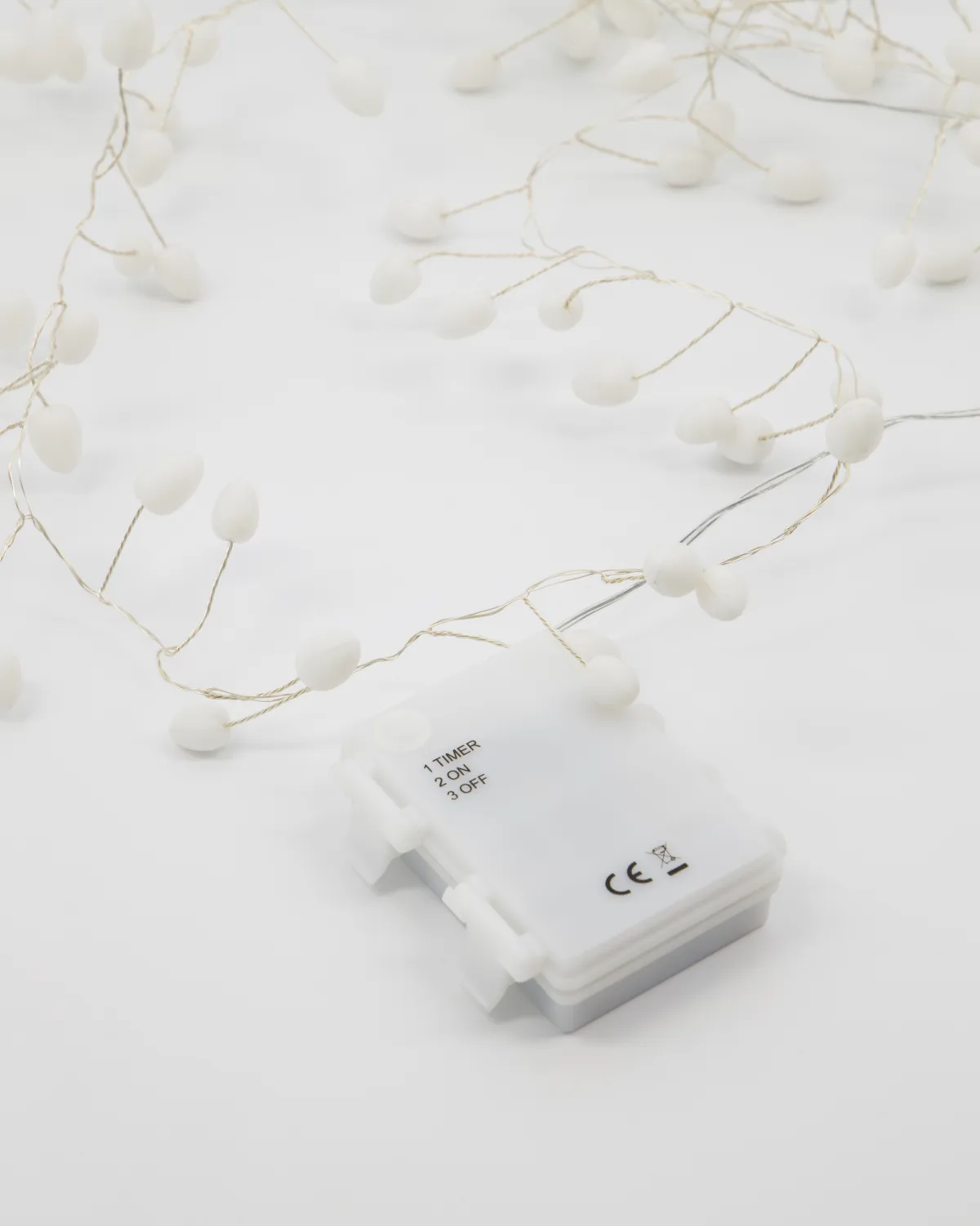 Cher Lichterkette 250 cm, Weiß-silber House Doctor