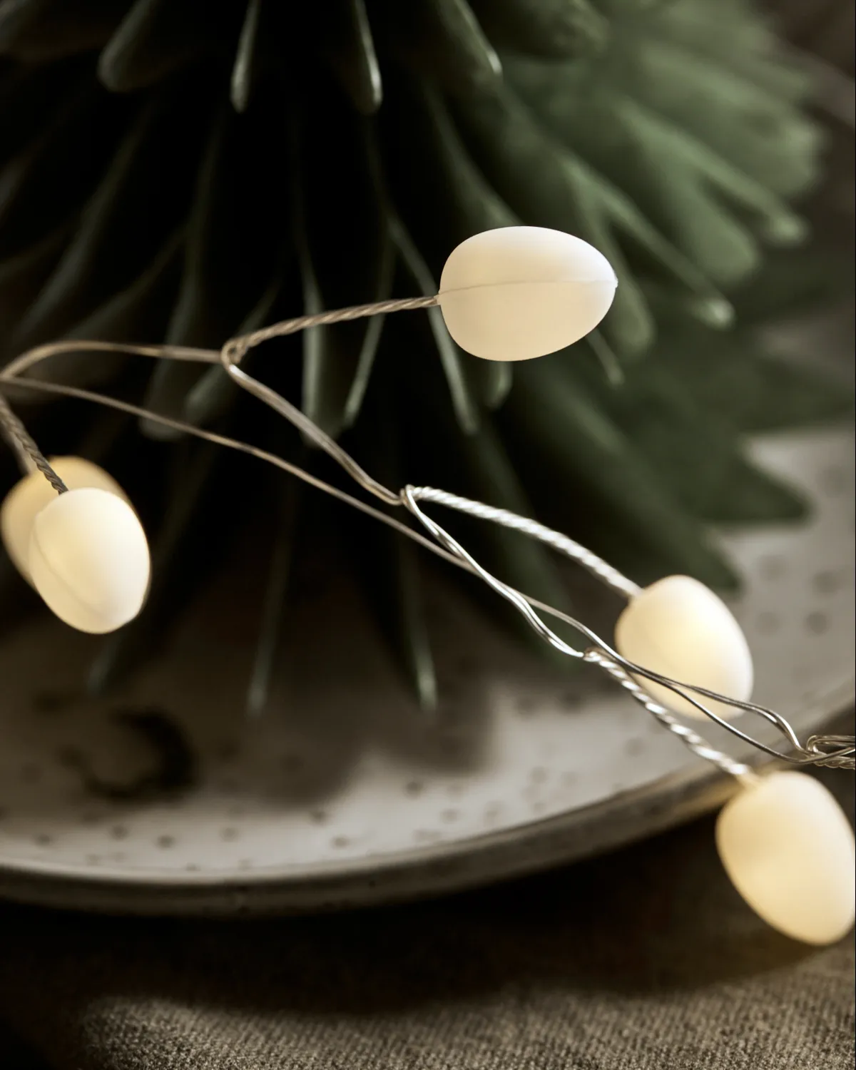 Cher Lichterkette 250 cm, Weiß-silber House Doctor