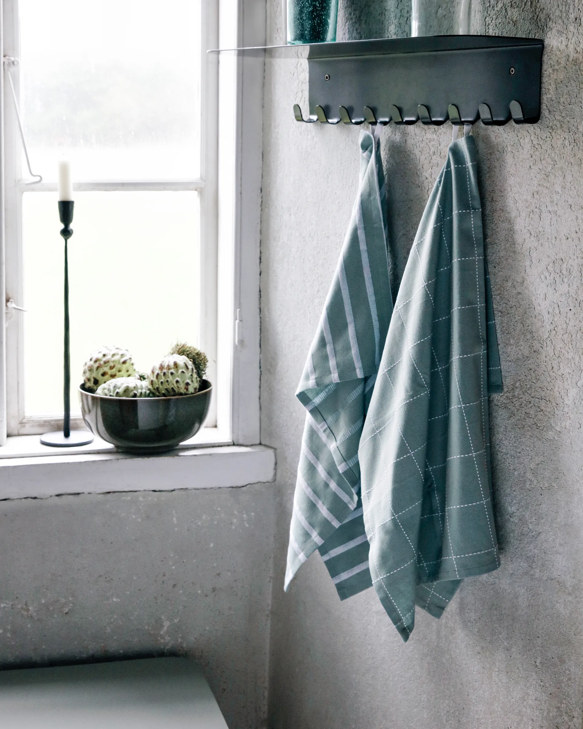 Clean Geschirrtuch 2er Pack, Hellblau House Doctor