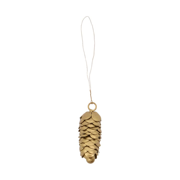 Cone Weihnachtsbaumanhänger 6,5cm 2 Teile, Gold House Doctor
