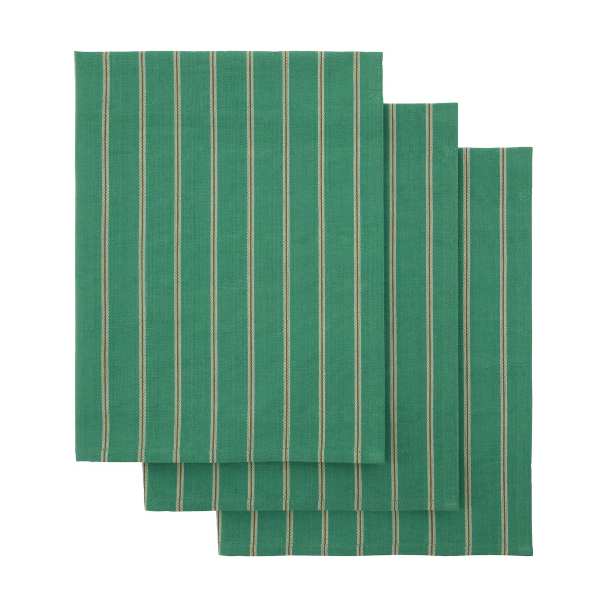 House Doctor Cook Geschirrtuch 55x75 cm 3er-Pack Grün