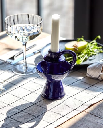 Diva Kerzenhalter 14 cm - Blau - House Doctor