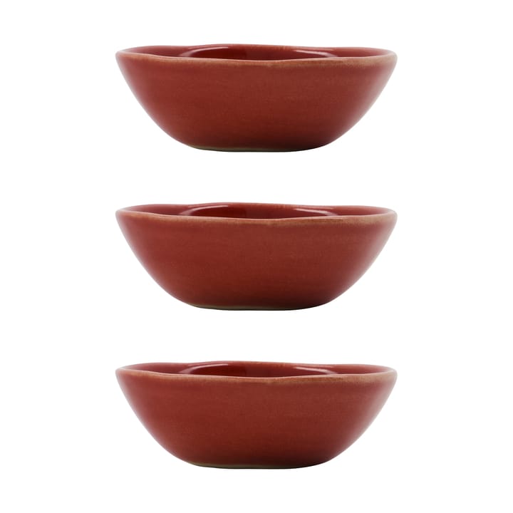Diva Schale 4 cl 3-pack - Rot - House Doctor
