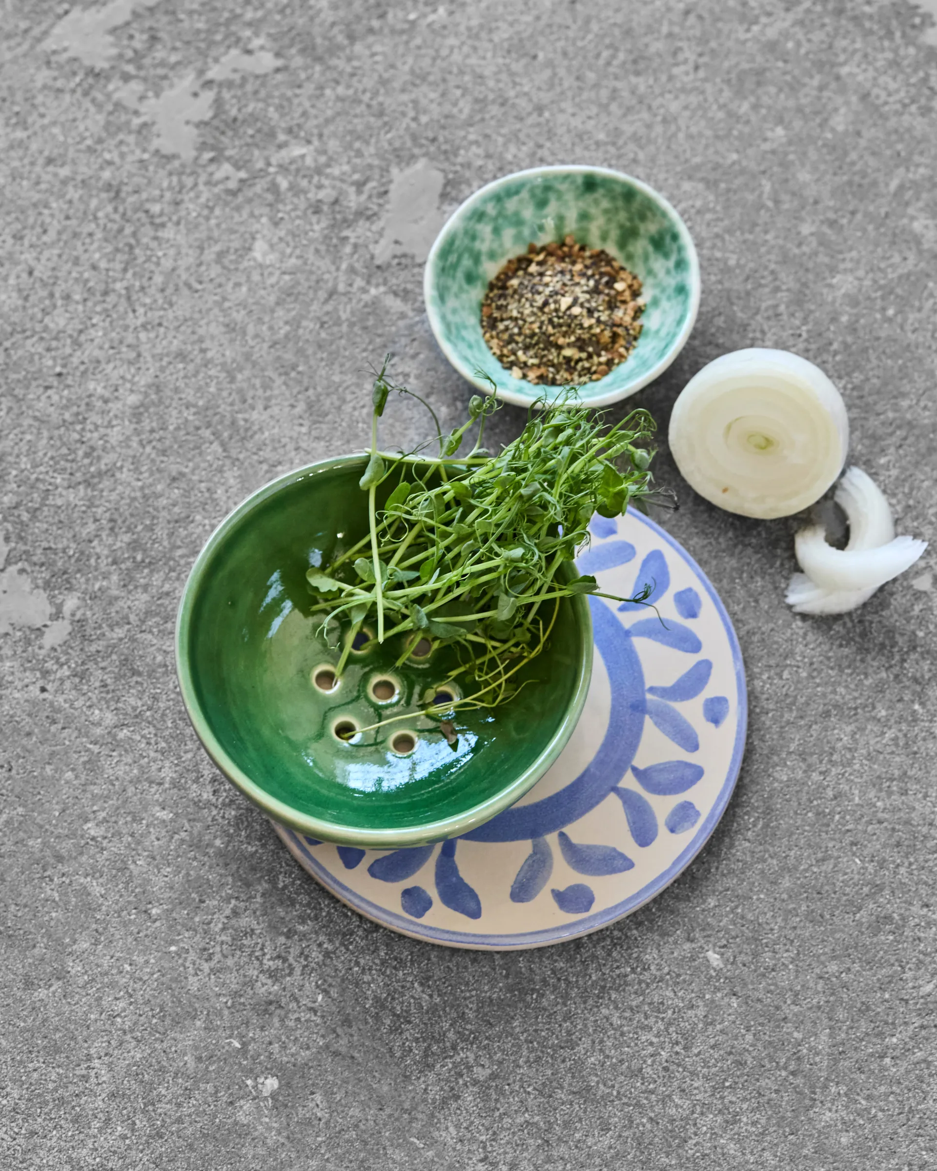 Diva sil Ø12×4,5 cm, Grün House Doctor