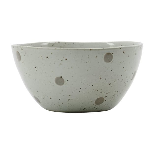 Dots Schale Ø12cm, Weiß-grüne Punkte House Doctor