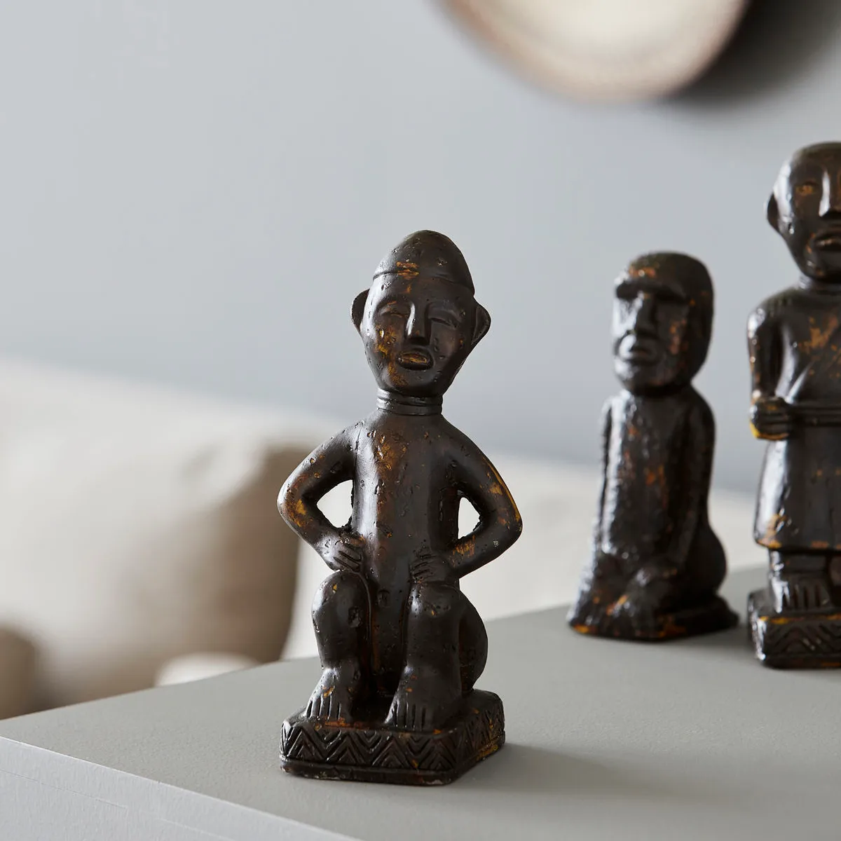 Figure skulptur 19cm, Schwarz House Doctor