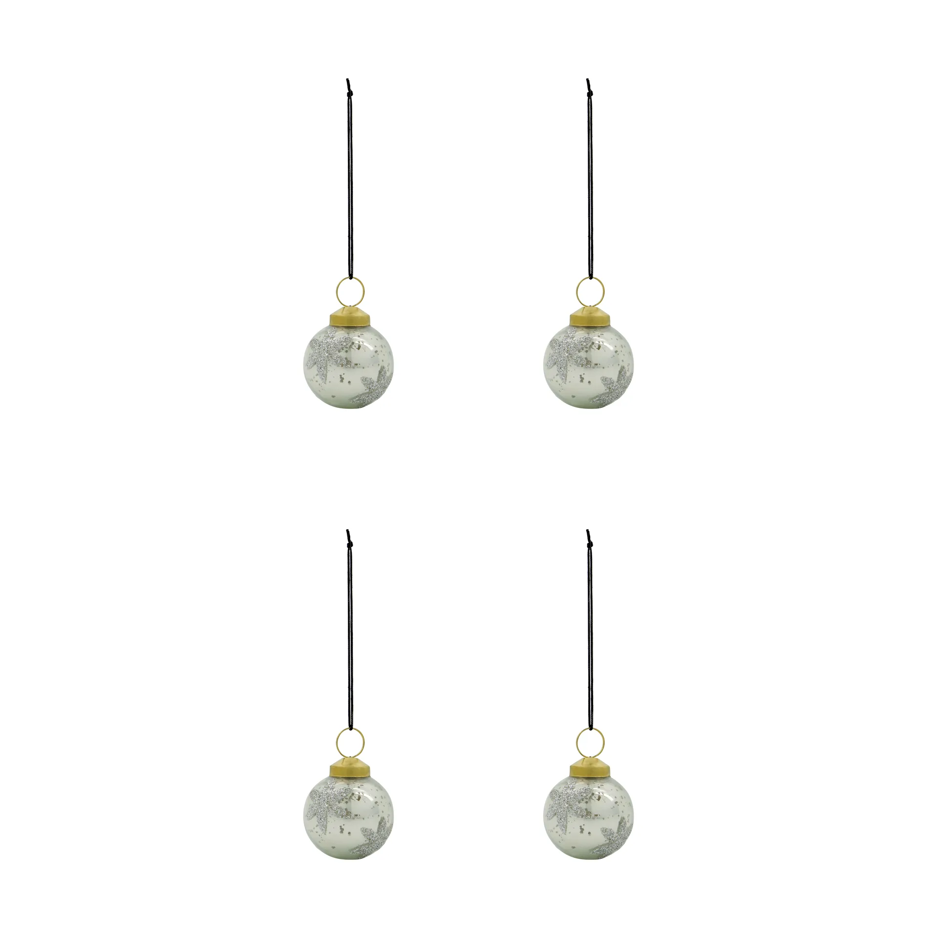 Fiore Christbaumkugel 4er Pack, Hellblau House Doctor