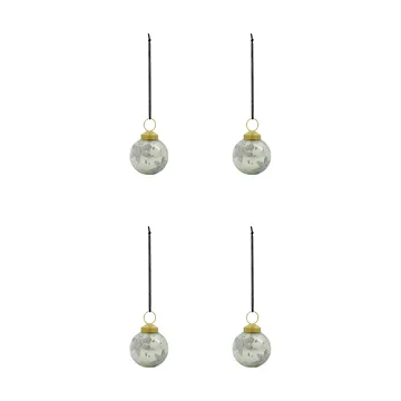 Fiore Christbaumkugel 4er Pack - Hellblau - House Doctor