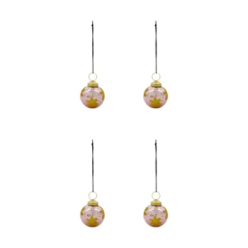 Fiore Christbaumkugel 4er Pack - Rosa - House Doctor
