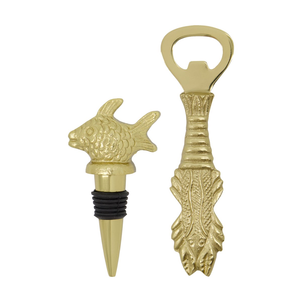 House Doctor Fish Barset 2-teilig Antikgold
