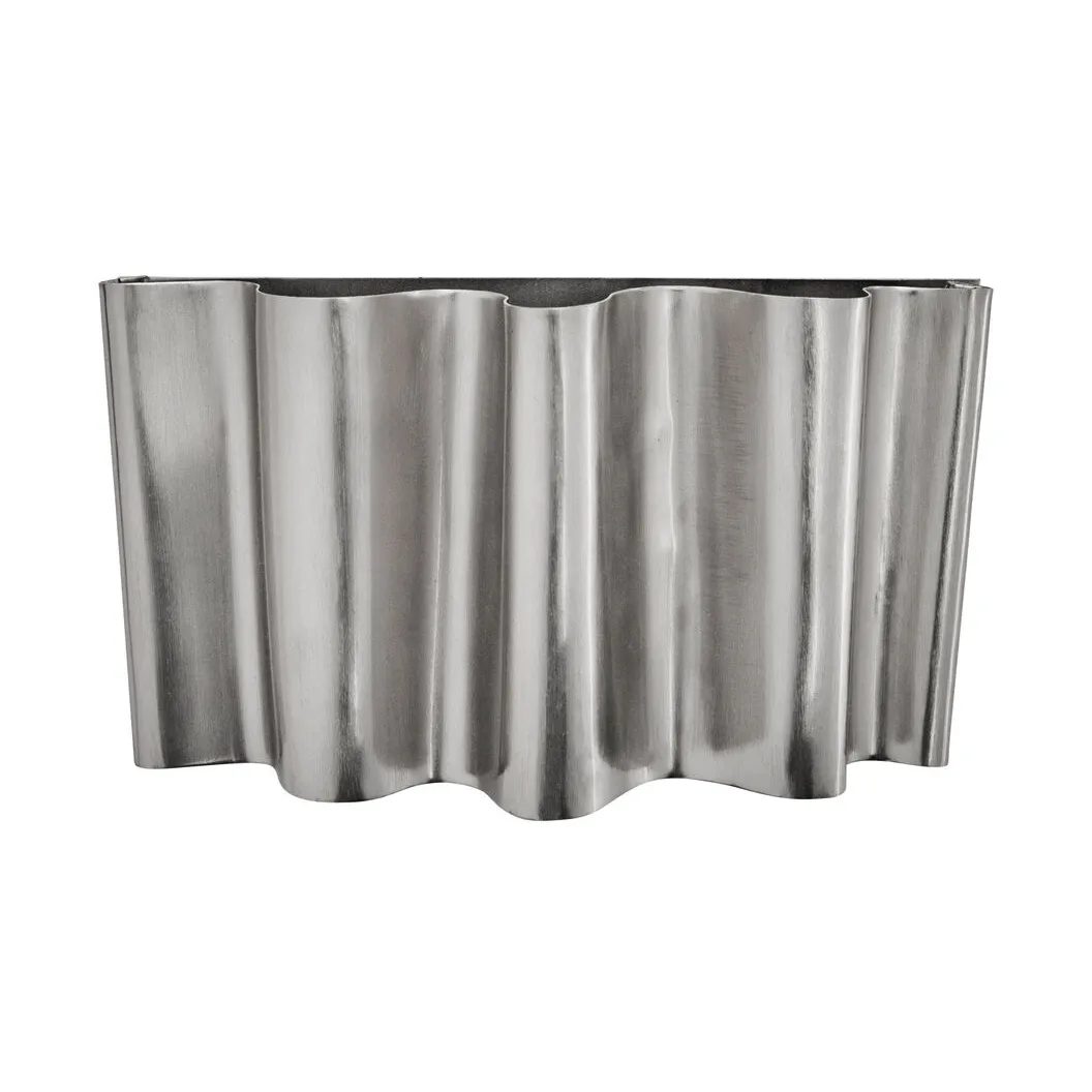Flola Wandleuchte 19 cm, Gebürstetes Silberfarbe House Doctor