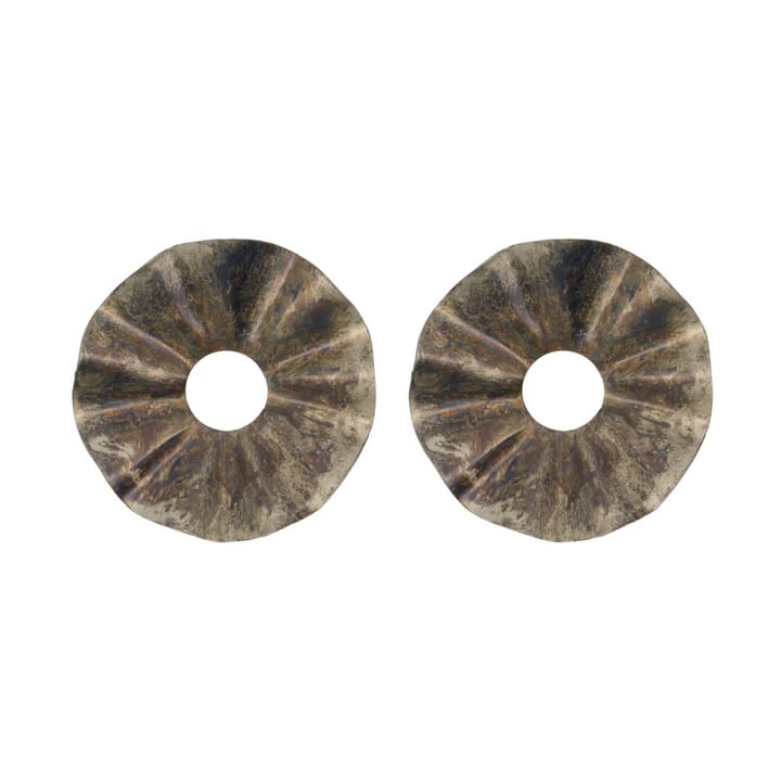 Flolo Kerzenmanschette Ø8,5cm 2er Pack - Antikbraun - House Doctor