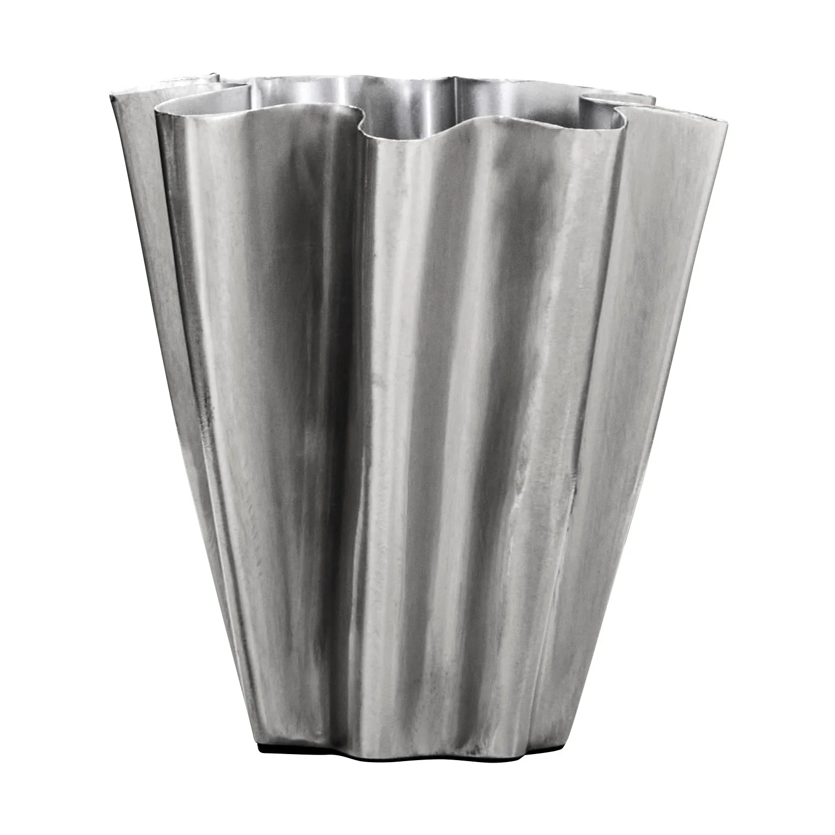 Flood Vase 13 cm, Gebürstetes Silber House Doctor