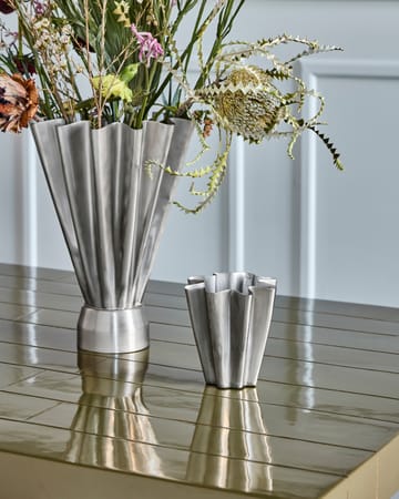 Flood Vase 13 cm - Gebürstetes Silber - House Doctor