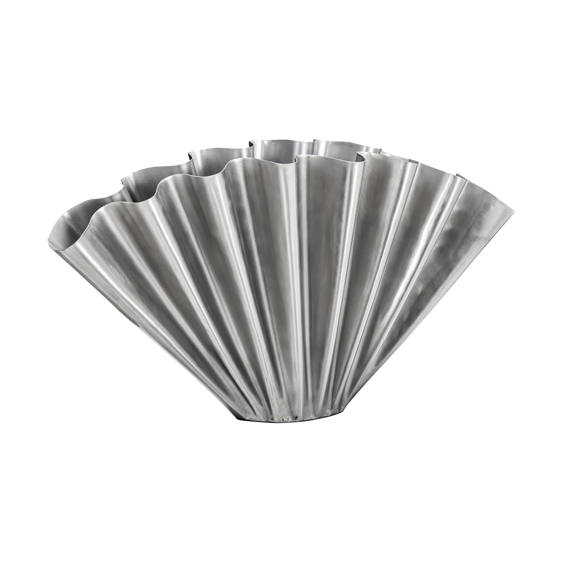 Flood Vase, Gebürstetes Silber House Doctor