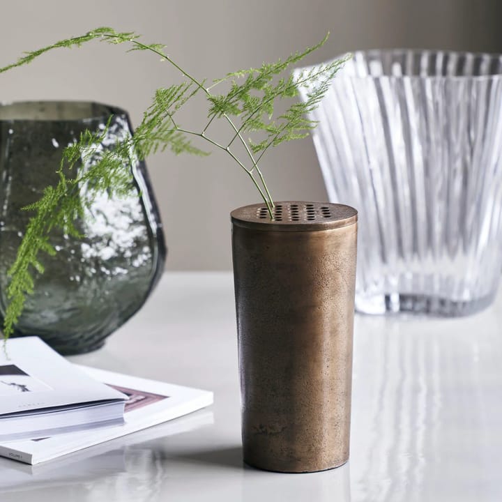 Flow Vase 18cm - Antik Messing - House Doctor