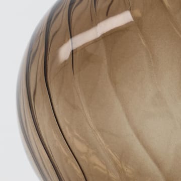 Fluted Weihnachtsbaumkugel Ø10cm - Amber - House Doctor