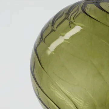 Fluted Weihnachtsbaumkugel Ø10cm - Grün - House Doctor