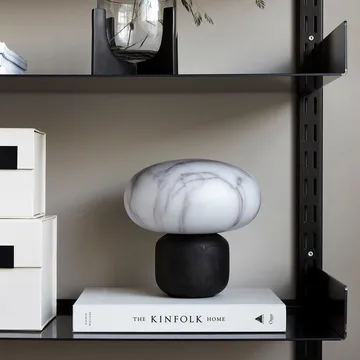 Fog Laterne schwarz-weißer Marmor - 20cm - House Doctor