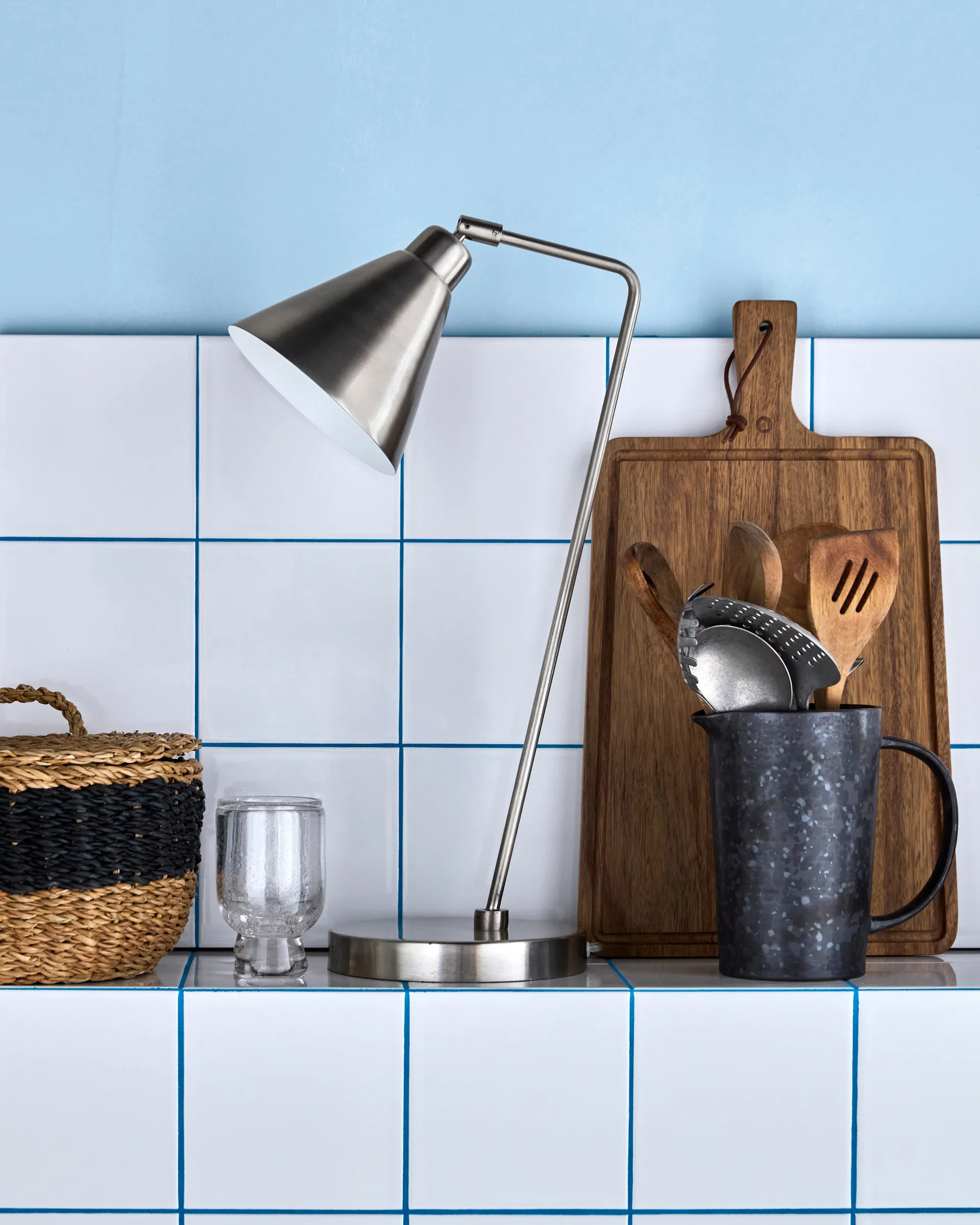 Game Tischleuchte, Gebürstetes Silber House Doctor