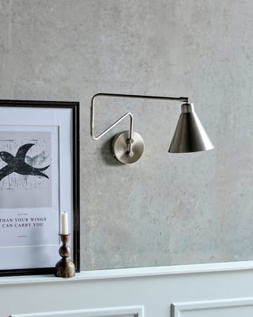 Game Wandleuchte gebürstetes Silber - Groß, 76 cm - House Doctor