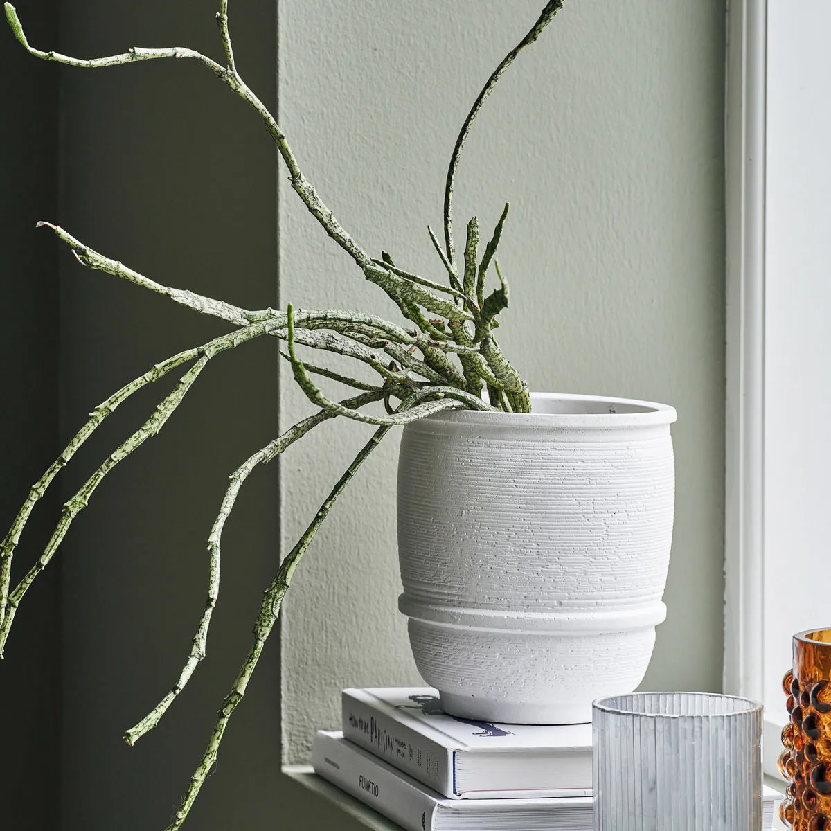 Ground Blumentopf h16 cm Ø14 cm, Kit House Doctor