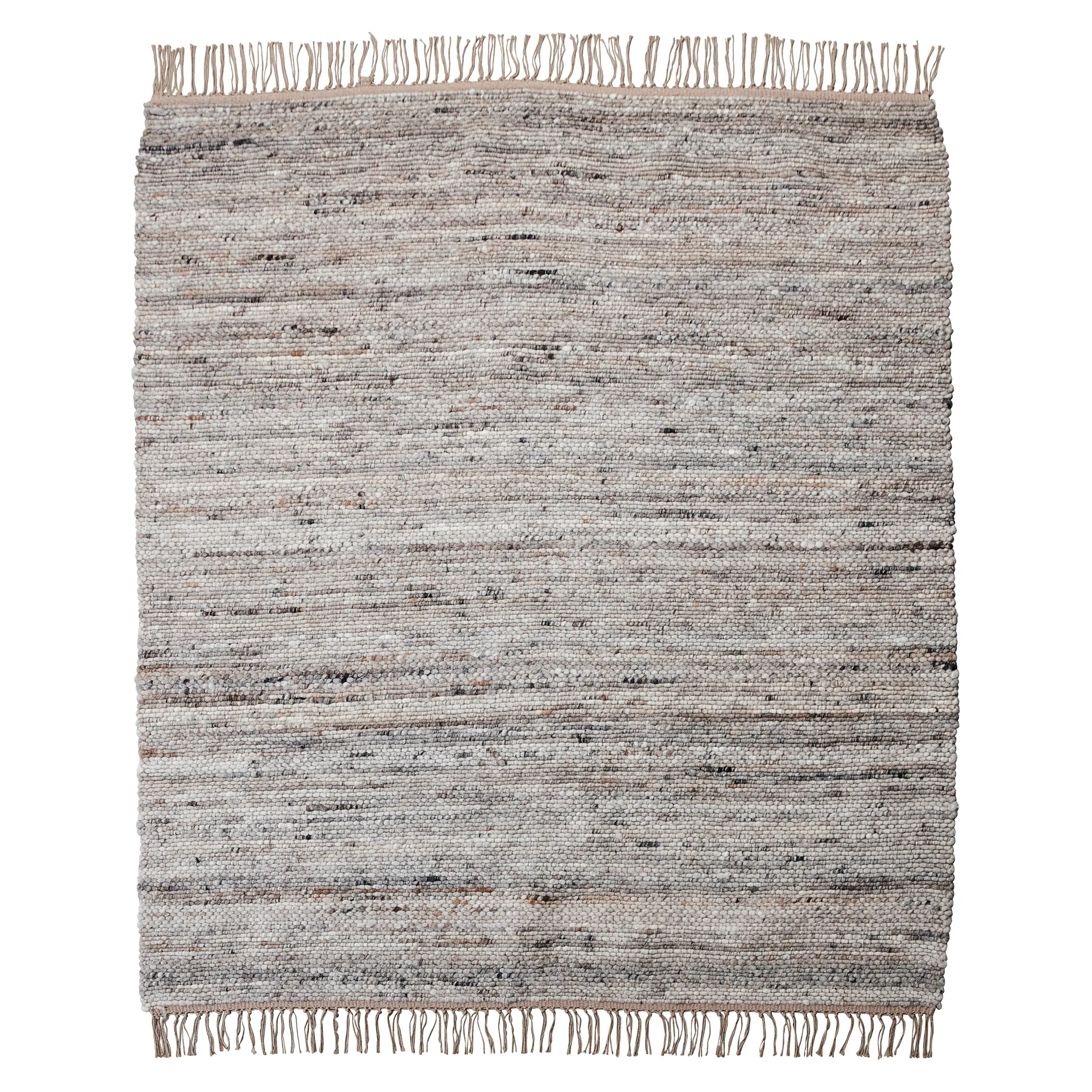Hafi Teppich 180 x 180cm, Grau-braun House Doctor