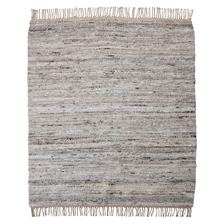 Hafi Teppich 180 x 180cm - Grau-braun - House Doctor
