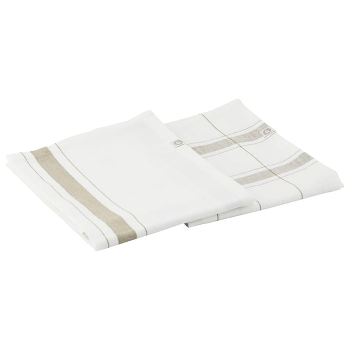 Halida Geschirrtuch 2er Pack - Olivgrün - House Doctor