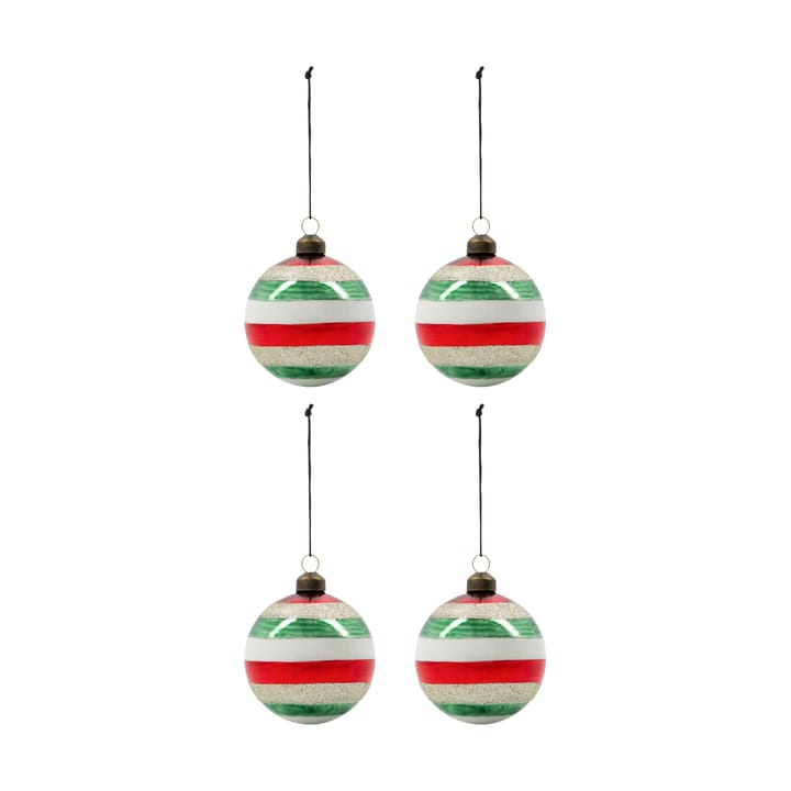 Happ Weihnachtsbaumkugel Ø8 cm 4er pack - Multi - House Doctor