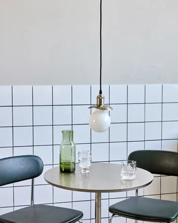 Hatt Leuchtenschirm 13x14 cm - Gebürstet Silber, 13x14x3 cm - House Doctor