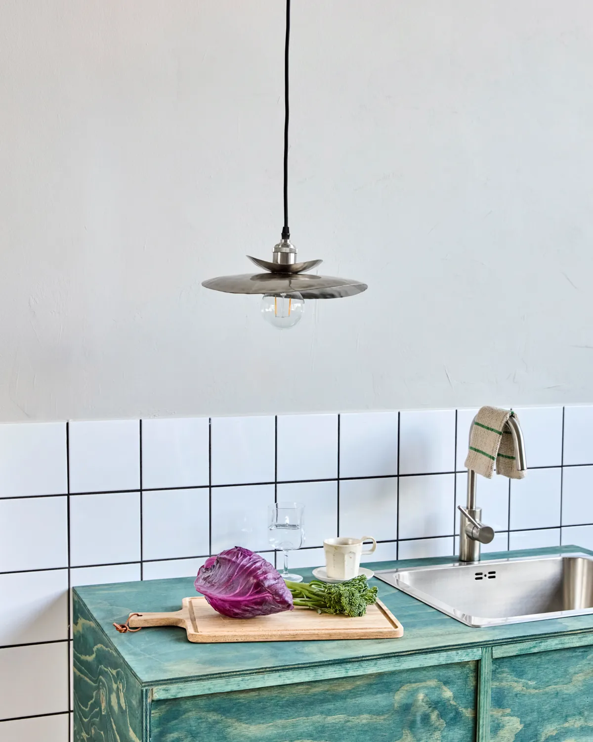 Hatt Leuchtenschirm 13x14 cm, Gebürstetes Silber, 28x30x4,5 cm House Doctor