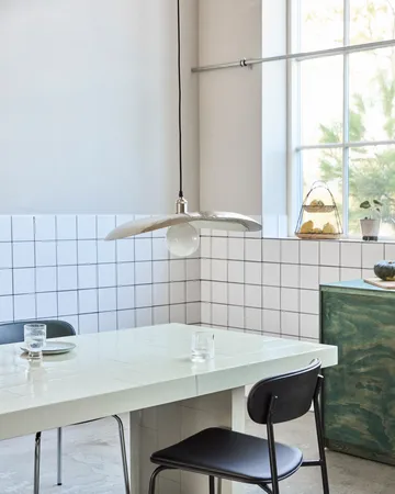 Hatt Leuchtenschirm 13x14 cm - Gebürstetes Silber, 56,5x60,5x9 cm - House Doctor