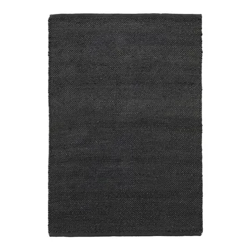 Hempi Teppich 85 x 130cm - Schwarz - House Doctor