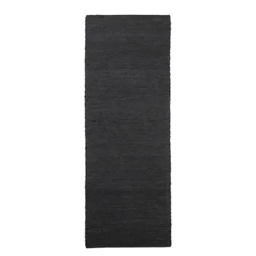 Hempi Teppich 90 x 300cm - Schwarz - House Doctor