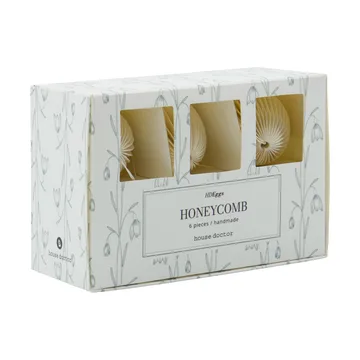 Honeycomb Osterei 6er-Pack - Off-white - House Doctor