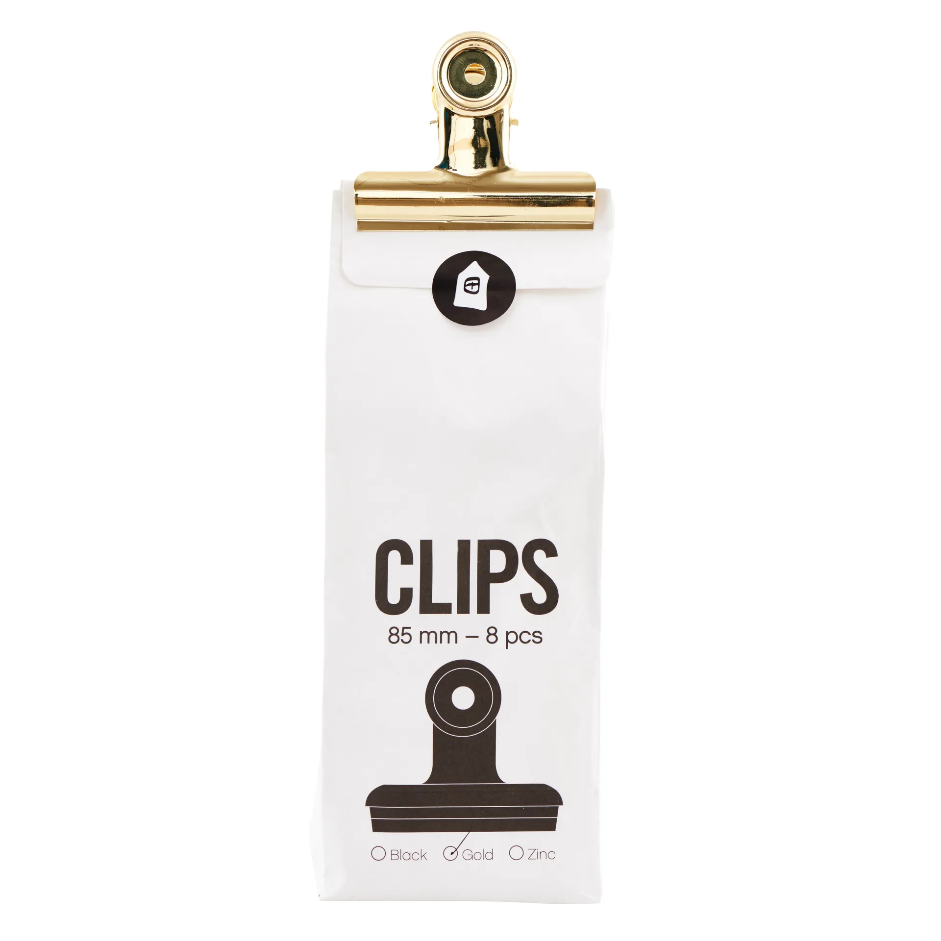 House Doctor Clips 8er Pack, Gold House Doctor