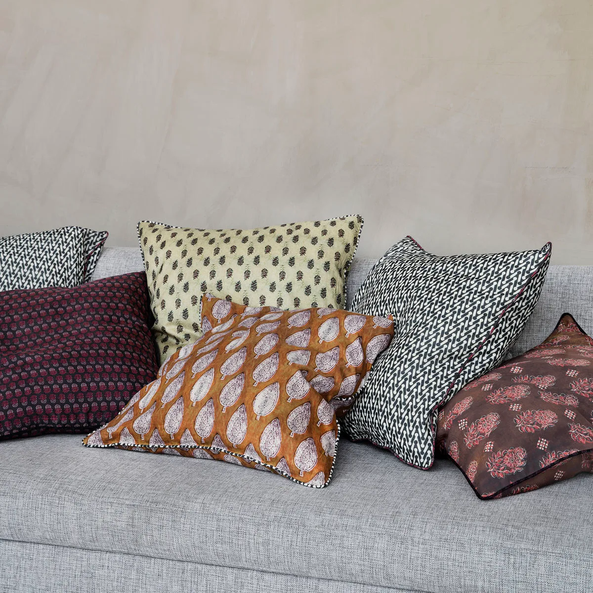 House Doctor Kissenbezug mit Muster, Lotus House Doctor