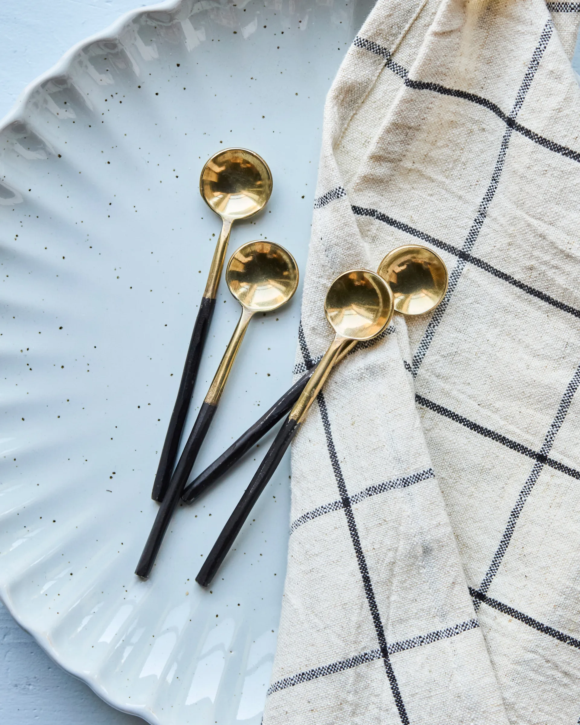 House Doctor Löffel 4-teilig, Antik messing House Doctor