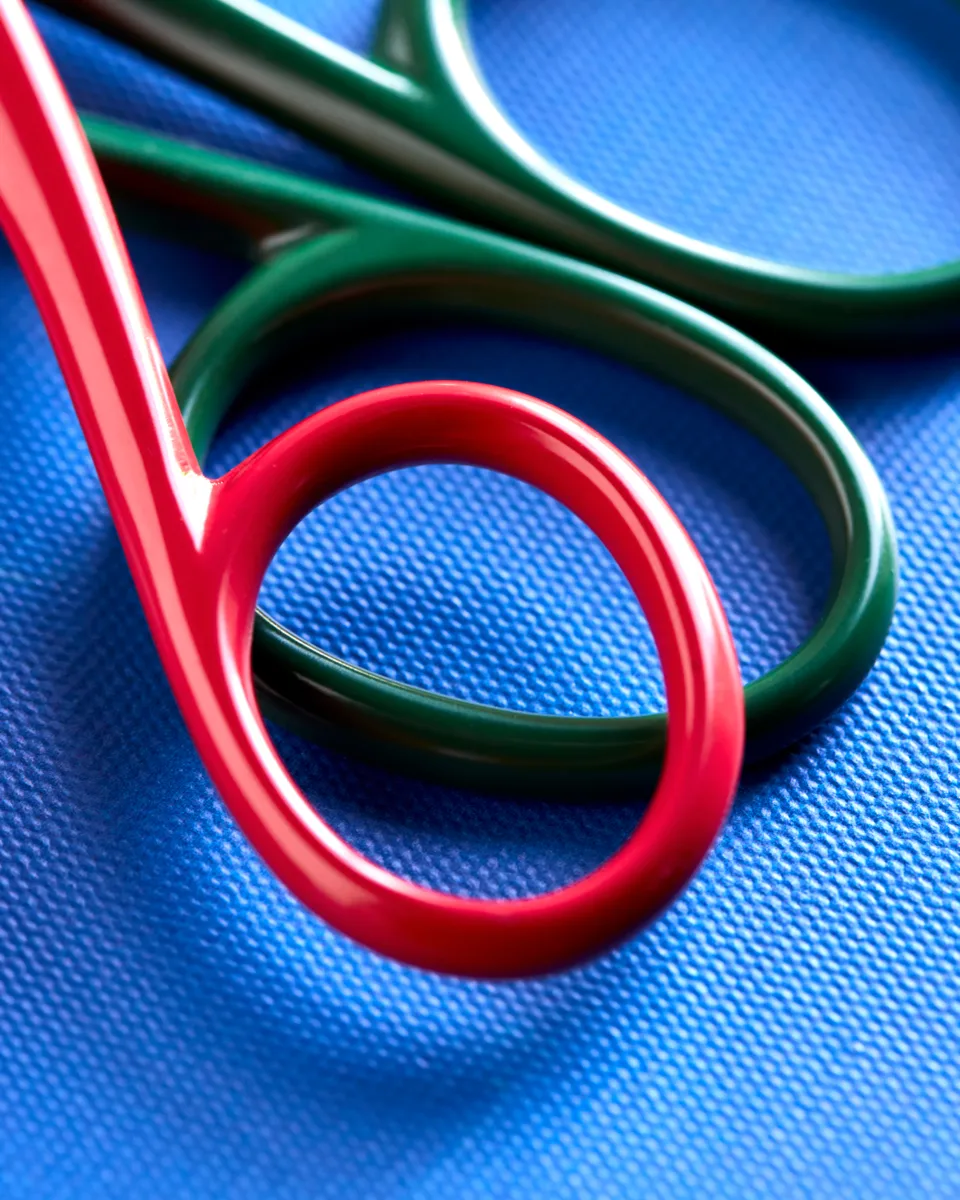 House Doctor Scheren 2-teilig, Rot, grün House Doctor