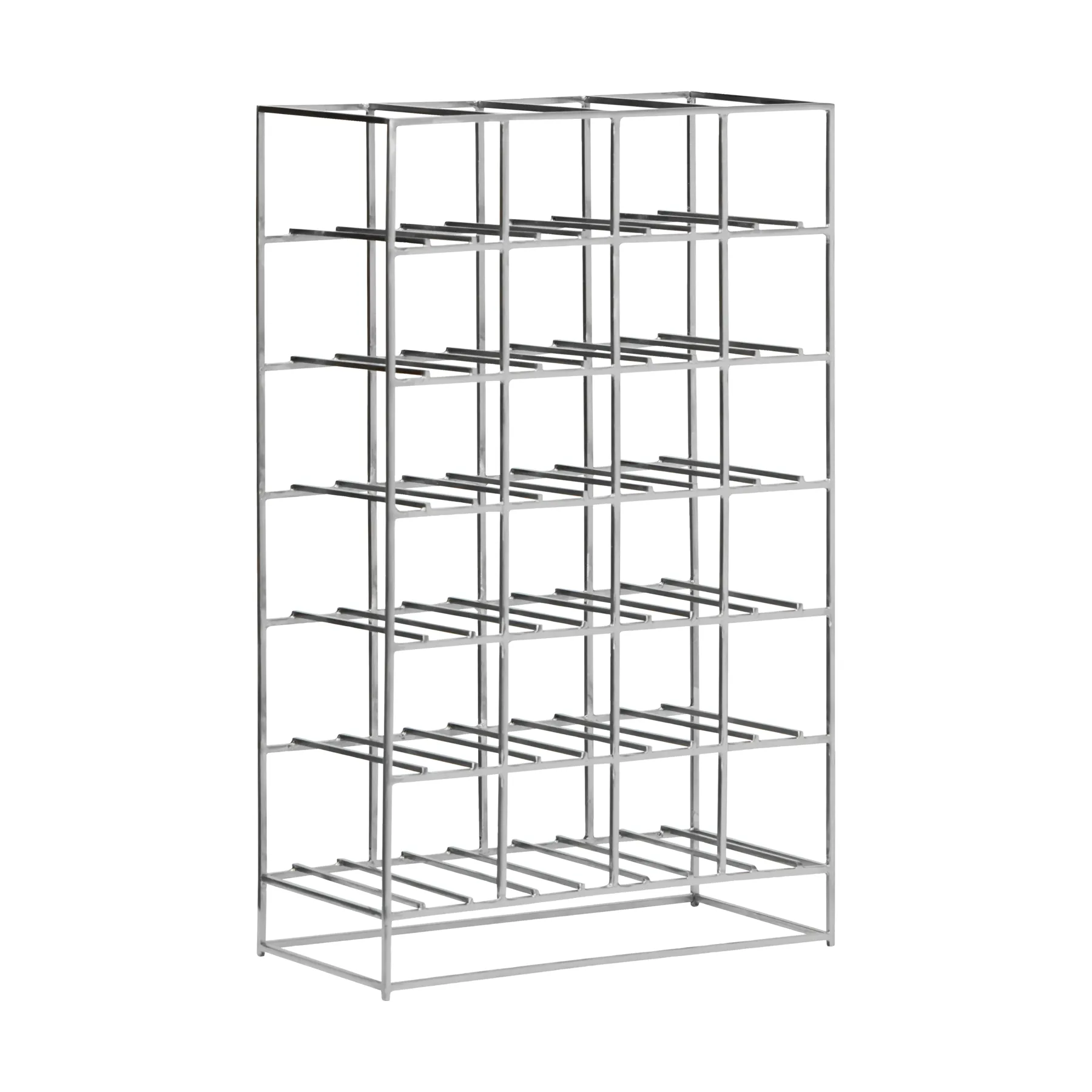 House Doctor Weinregal für 24 Flaschen 41x67 cm, Silver finish House Doctor