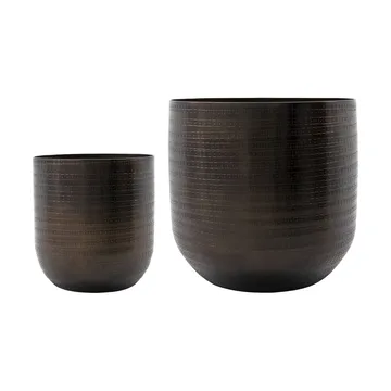 Irene Blumentopf 2-teilig - Antikbraun - House Doctor