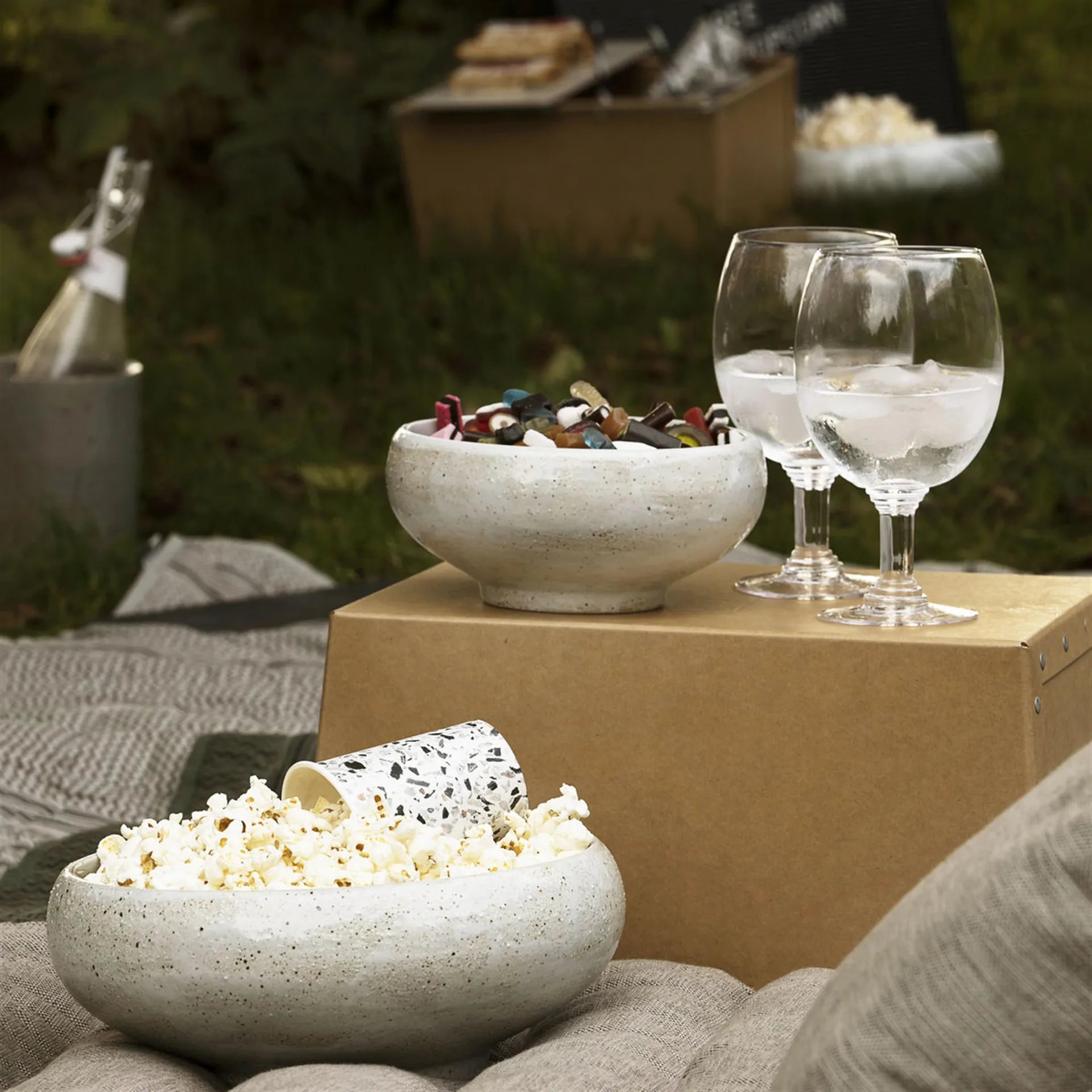 Ivory Servierschale, 19cm House Doctor