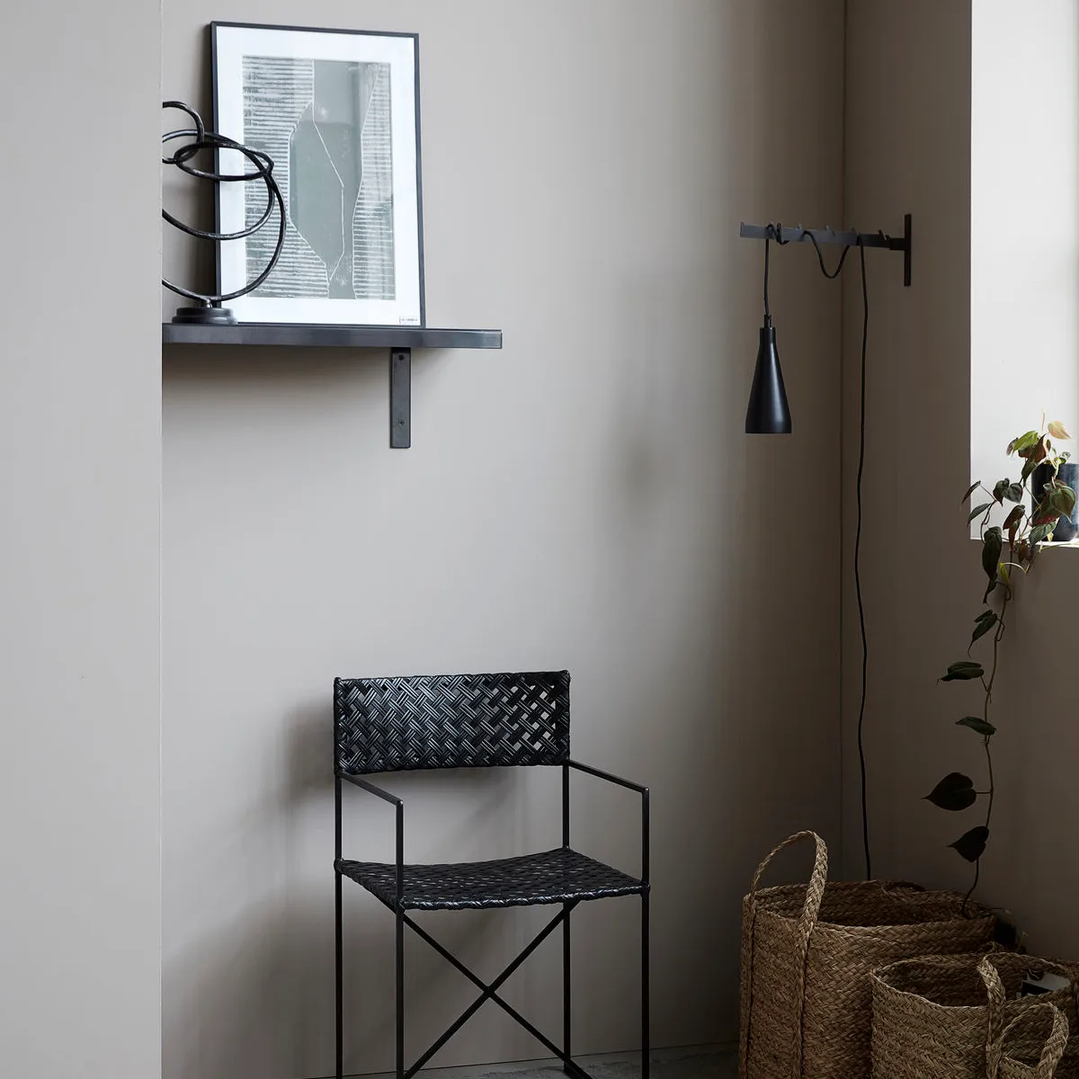 Jammu Pendelleuchte Ø9cm, Schwarz House Doctor