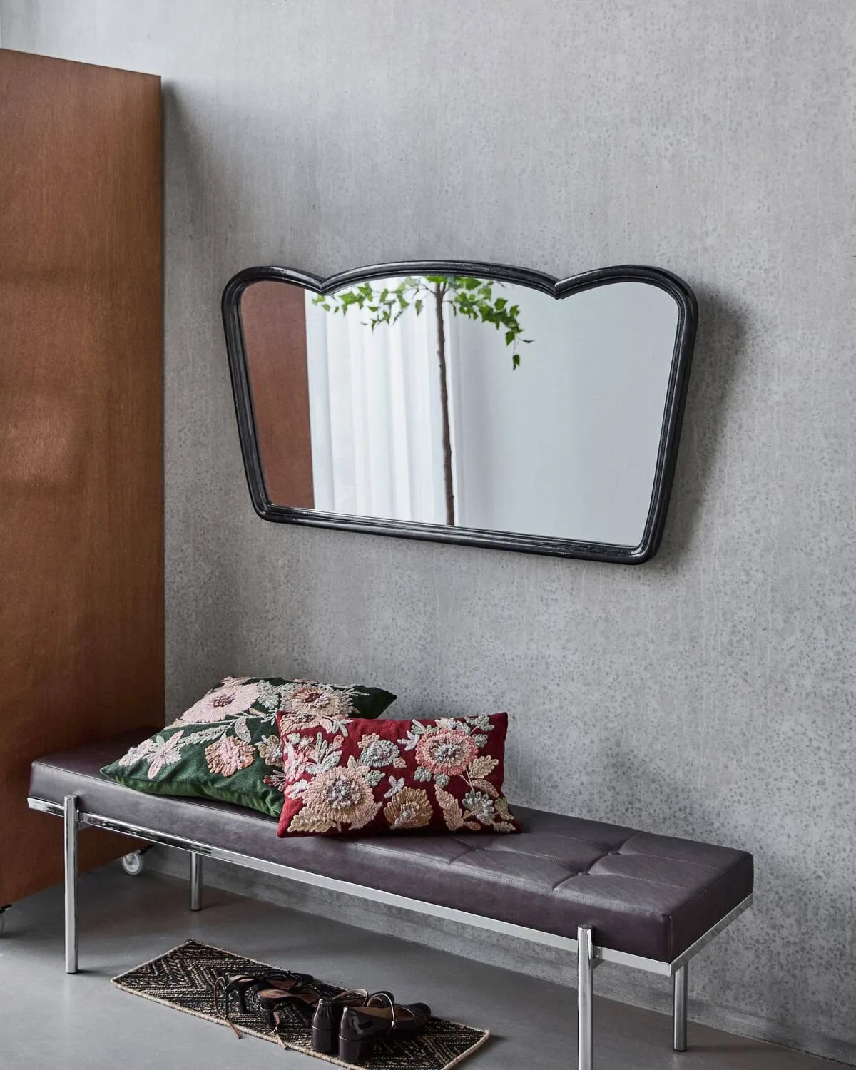 Jamp Wandspiegel, Schwarz, 127x65 cm House Doctor