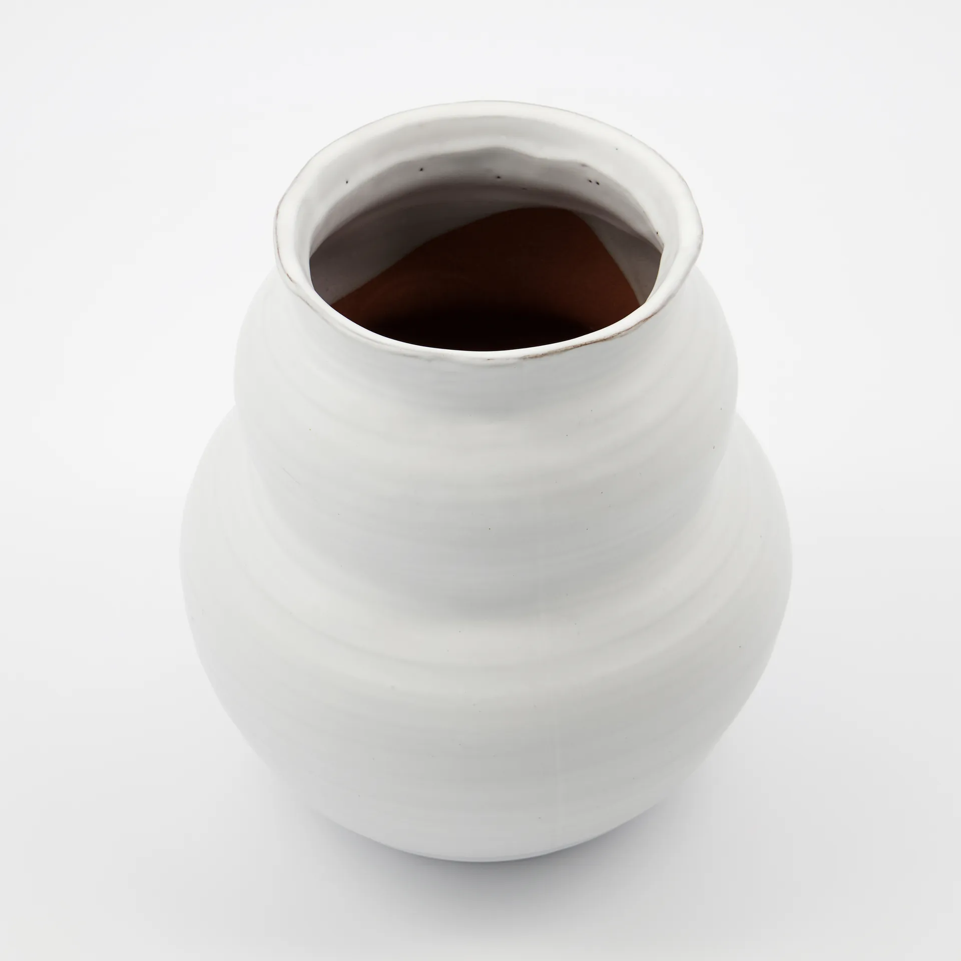 Juno Vase 19cm, Weiß House Doctor